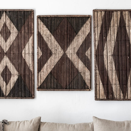 Panneau mural en bambou Salampasu | Z37 | 50 x 73 cm