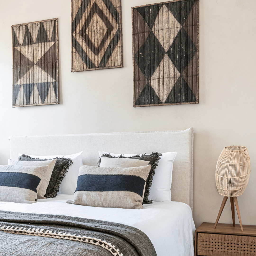 Panneau mural en bambou Salampasu | Z8 | 53 x 72 cm