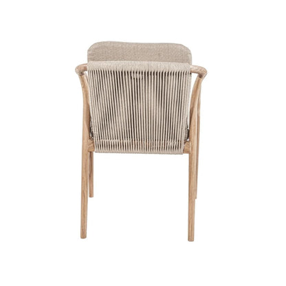 Chaise de salle à manger d'extérieur Bora