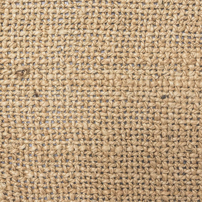 Set de table en jute tressé avec bordure contrastée, naturel