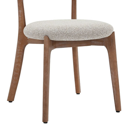 Chaise de salle à manger Caeli à dossier incurvé