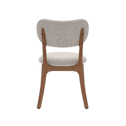 Chaise de salle à manger Caeli à dossier incurvé