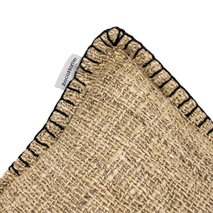 Coussin carré Etera, point de parement