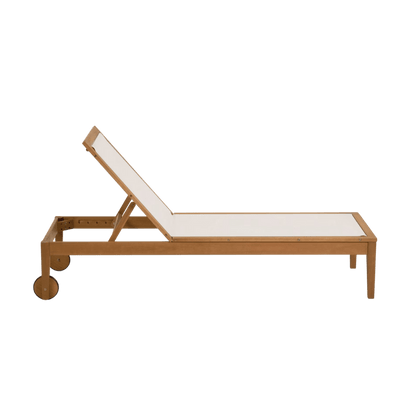 Transat en eucalyptus | 200 x 70 x 37 cm