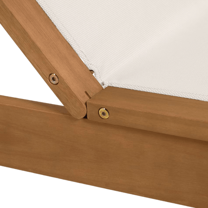 Transat en eucalyptus | 200 x 70 x 37 cm