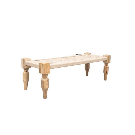 Banc en macramé | 120x45x40cm