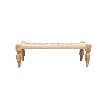 Banc en macramé | 120x45x40cm