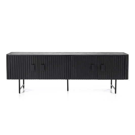 Meuble TV Mango | Noir 170 x 45 x 56 cm
