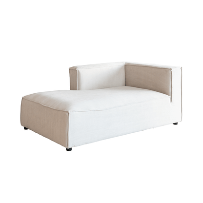 Chaise longue Mykonos Sora, unité gauche | 100 x 170 x 70 cm