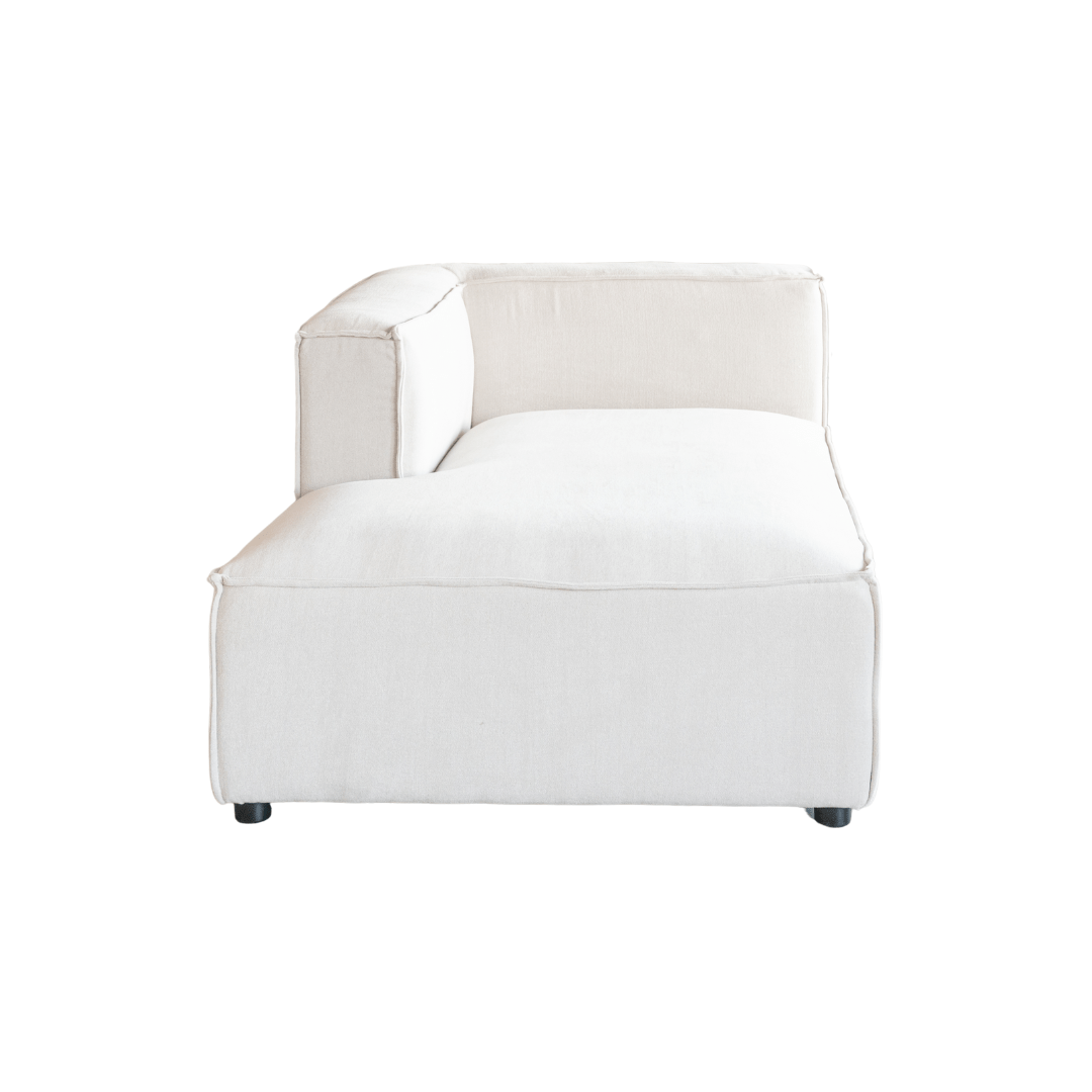 Chaise longue Mykonos Sora, unité gauche | 100 x 170 x 70 cm