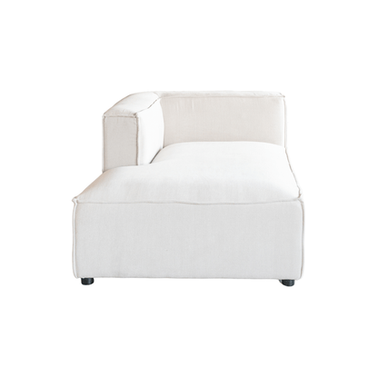 Chaise longue Mykonos Sora, unité gauche | 100 x 170 x 70 cm