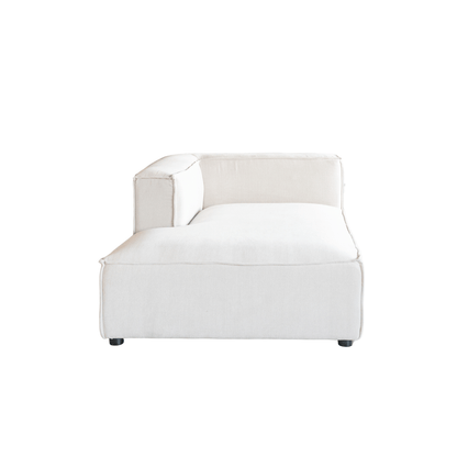 Chaise longue Mykonos Sora, unité gauche | 120 x 170 x 70 cm