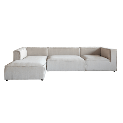 Chaise longue Mykonos Sora, unité gauche | 120 x 170 x 70 cm