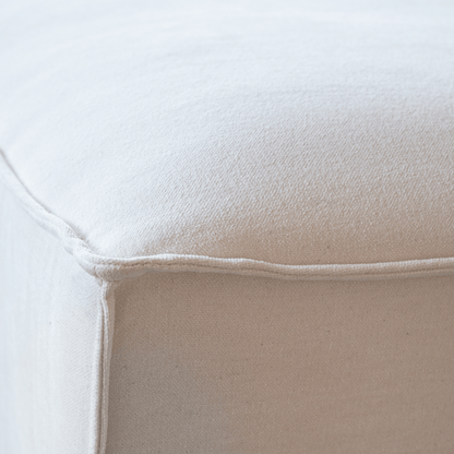 Chaise longue Mykonos Sora, unité droite | 100 x 170 x 70 cm