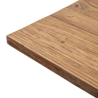 Table à manger en teck recyclé | Pieds en X | 200 x 100 x 75 cm