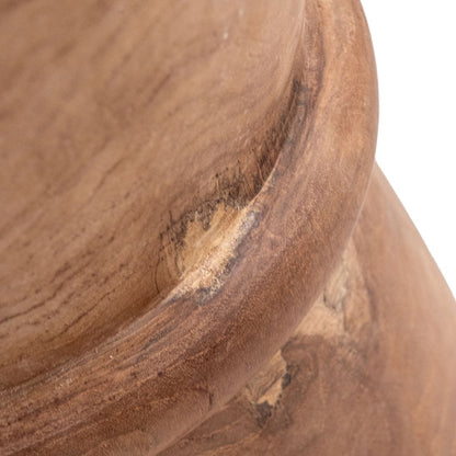 Tabouret en verre de sable | Naturel 35 x 45 cm
