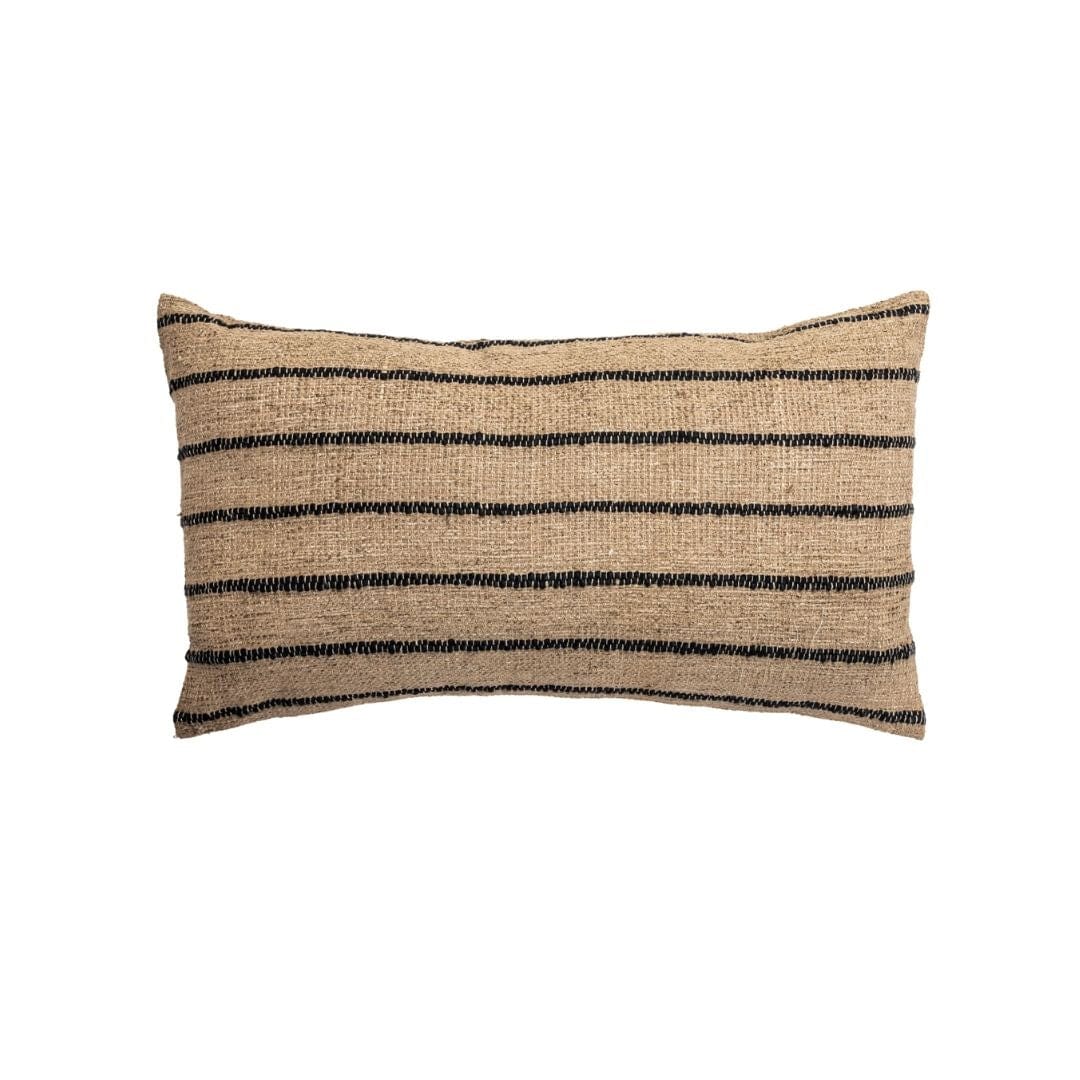 Coussin rectangulaire rayé Xander